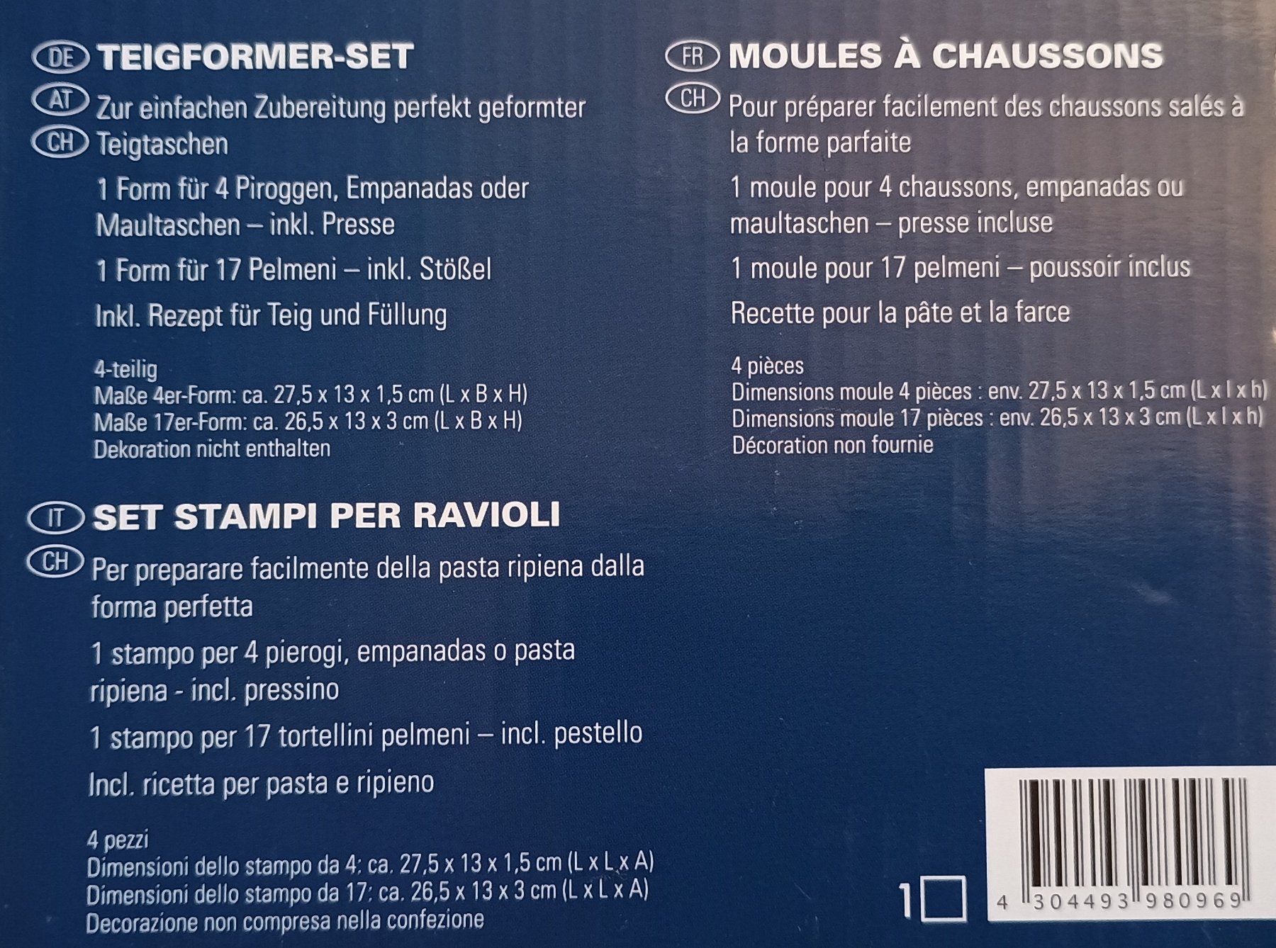 Elettrodomestici da cucina: Teigformer Set – Nuovo e nell'imballaggio originale da Rothrist venduto da GIWALD 2