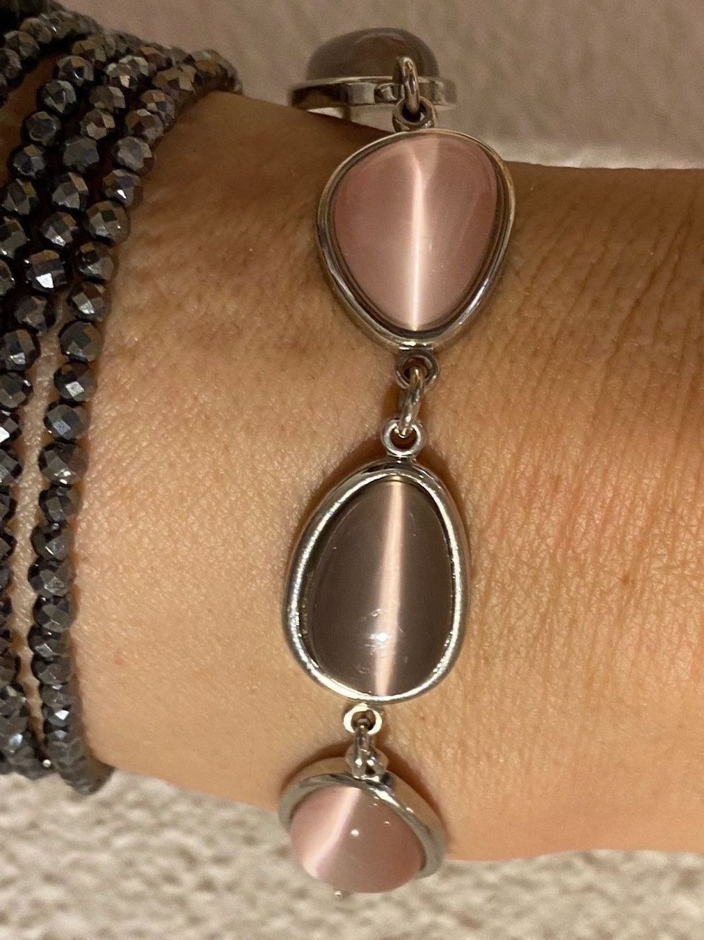 Bracciali & Braccialetti: Armkette mit Katzenaugen – Nuovo (secondo la descrizione) da Matten b. Interlaken venduto da kero71 2