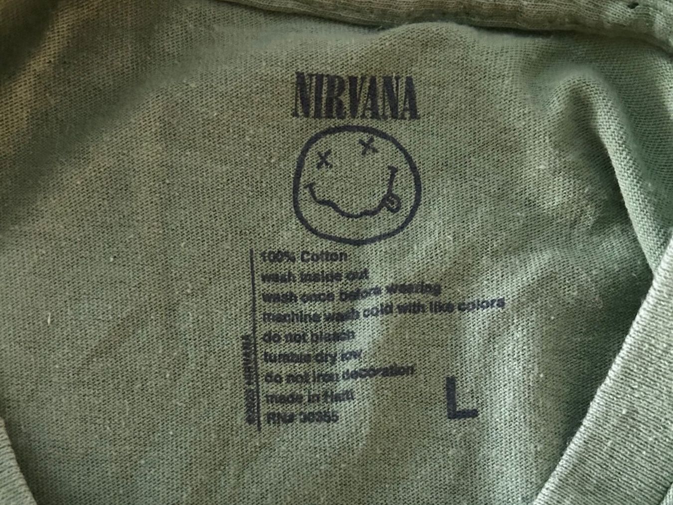 T-shirt: Nirvana Vintage T-Shirt – Usato da Oberwil-Lieli venduto da Mhd 1
