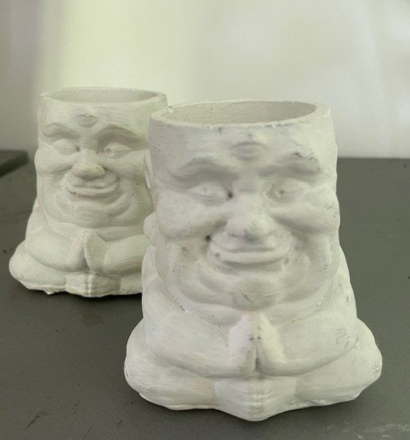Blumentöpfe: Blumentöpfe: Dicke Buddhas Neu 2 Stück – Neu und originalverpackt aus Au ZH von Jaggy4