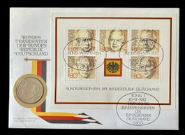 Münzbrief Bundespräsidenten der BRD