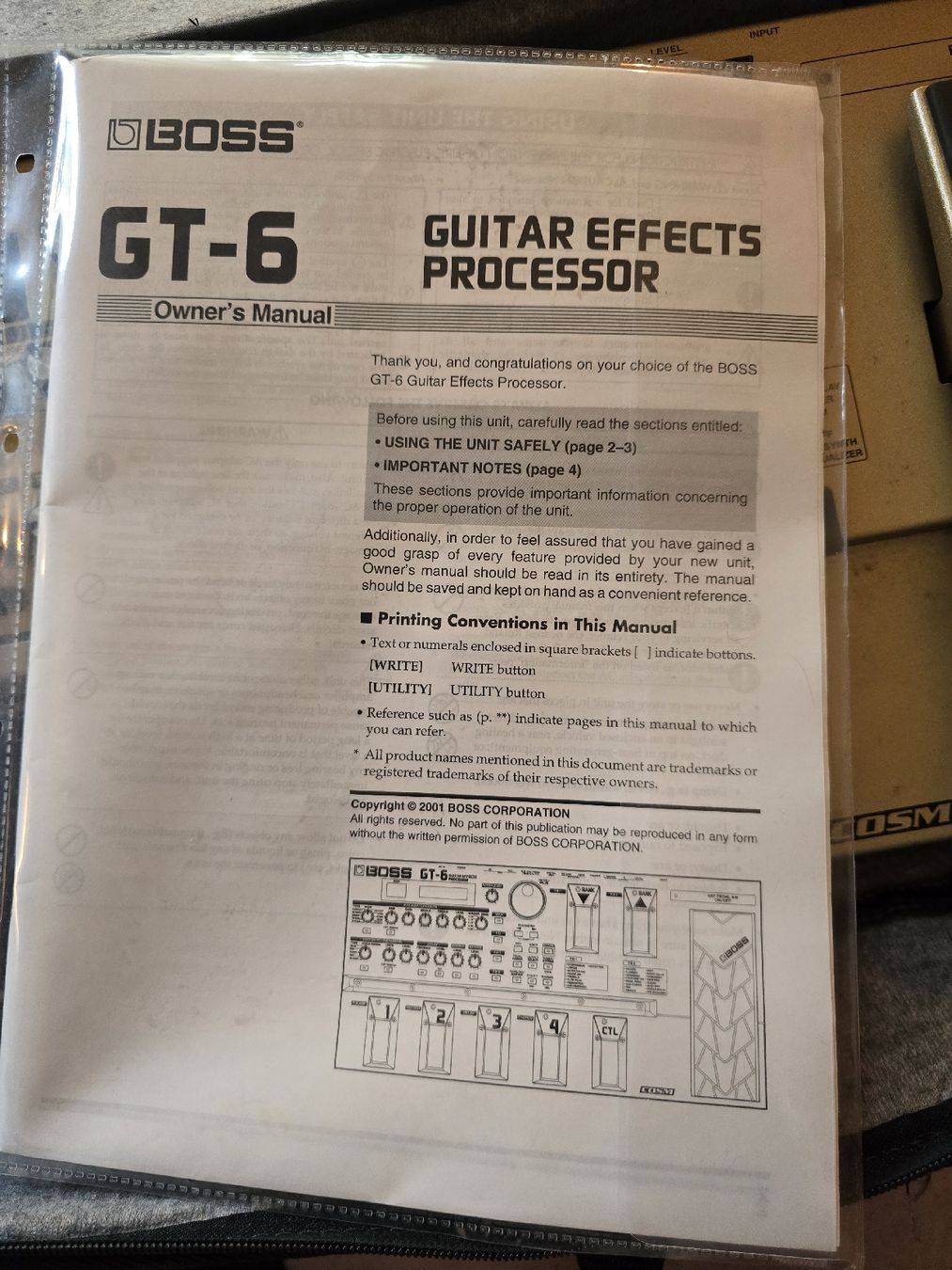 Boss Musikinstrumente: BOSS GT-6 MULTI EFFEKT ... – Gebraucht aus Zürich von Antiquedealer 3