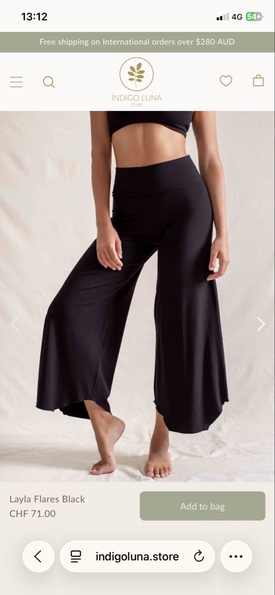 Pantaloni: Indigo Luna hose schwarz – Usato da Rehetobel venduto da Jahbleh