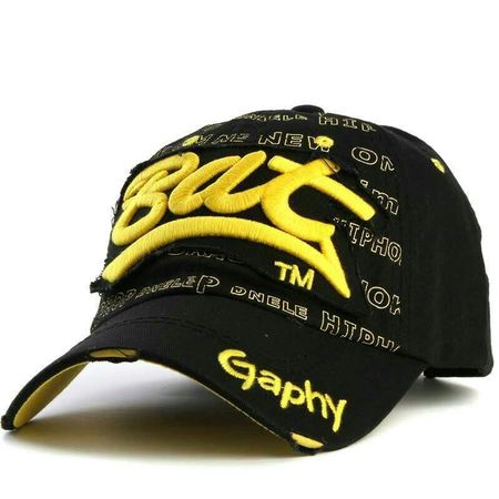 Baseball Cap Gelb /Schwarz