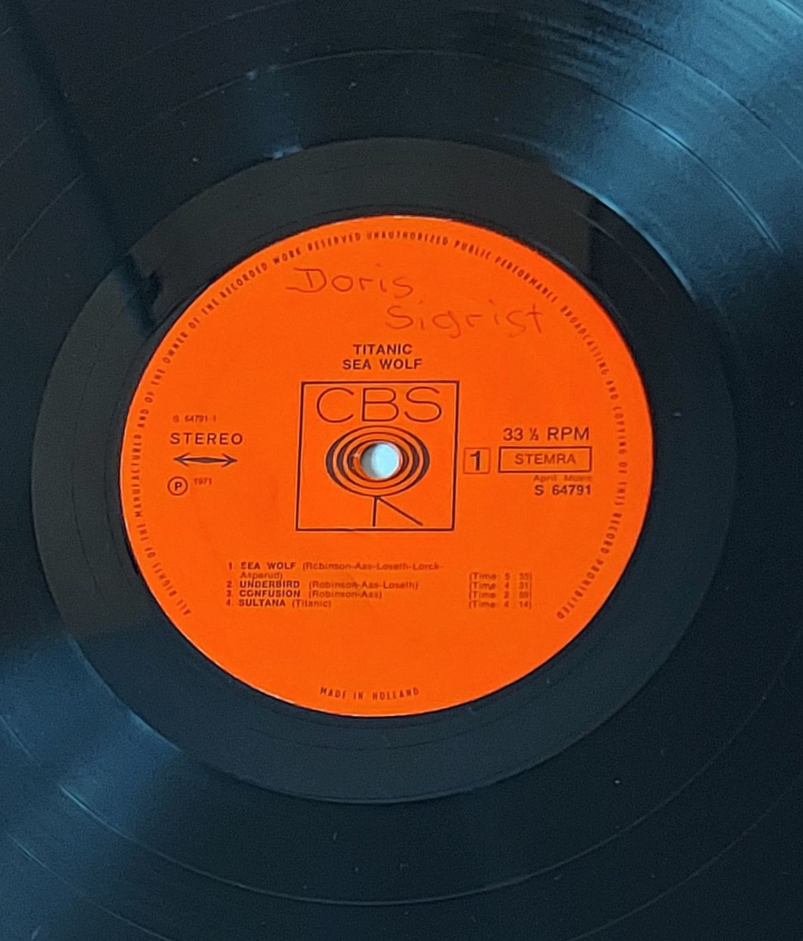 Vinyles: LP - TITANIC - SEA WOLF – D'occasion à Steckborn par Quo7 2