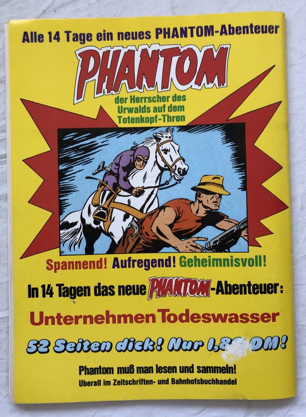 Fumetti: PHANTOM - Heft - Nr.80 - Bastei Verlag – Usato da Schaffhausen venduto da durruti 4