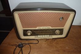 Röhren Radio,Schaub Lorenz,Goldy, Holz, um 1956