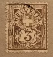 882) Nr. 81 Ziffermuster feiner Vollstempel  Kt. 180