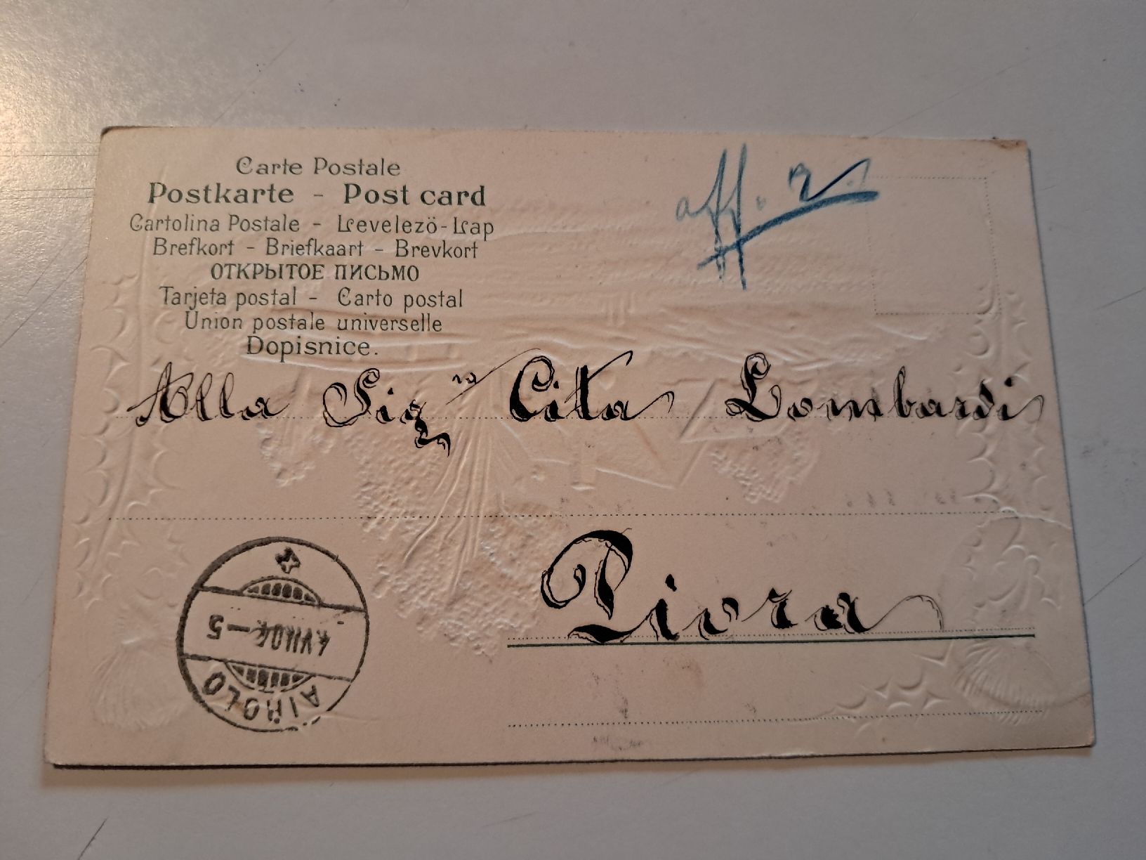 Ansichtskarten: cartolina invernale 1904 – Gebraucht aus Gorduno von ema_7yhp 1