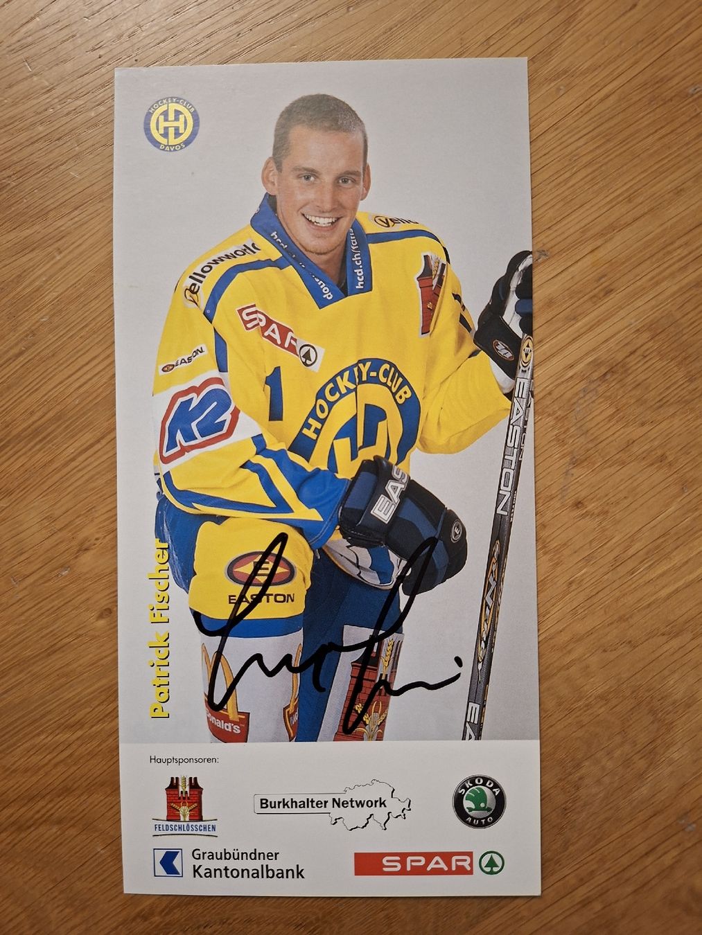 Autografi: Patrick Fischer Autogrammkarte HC Davos – Usato da Thun venduto da wuschu