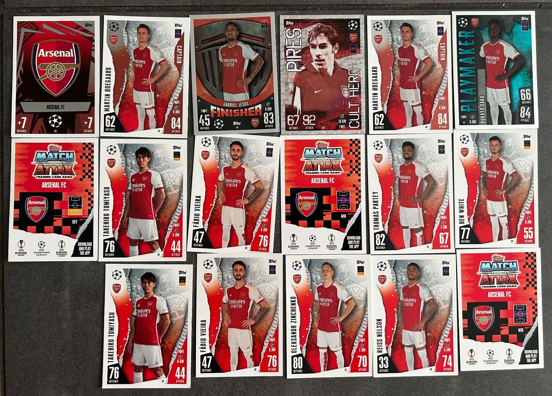 Carte collezionabili: Arsenal Match Attax Karten Set Stück – Usato da Zürich venduto da Aengely