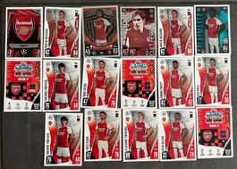 Arsenal Match Attax Karten Set Stück