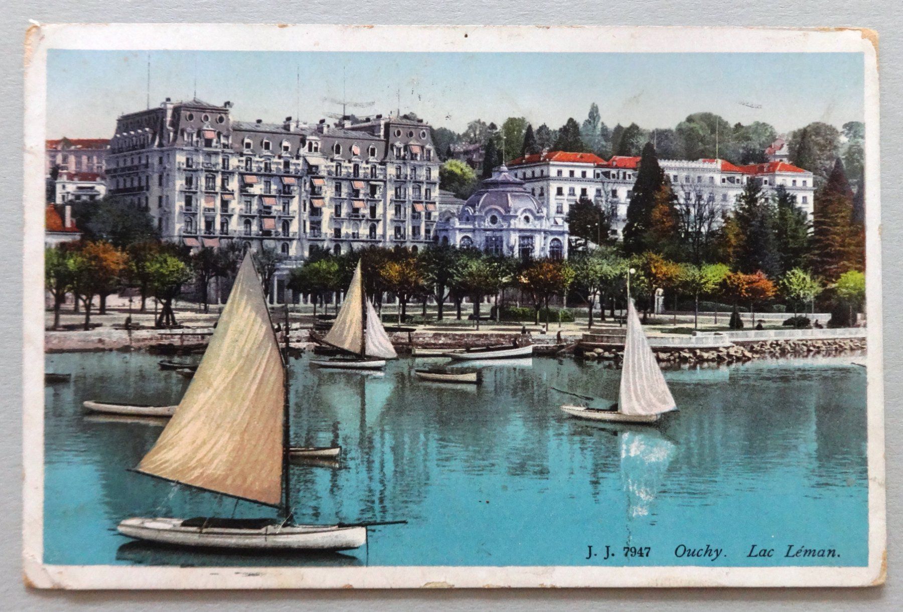 Cartoline postali: Ouchy, Lac Léman – Difettoso da Fétigny venduto da Billy2miny