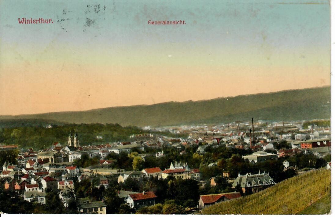 Ansichtskarten: Winterthur  1912 – Gebraucht aus Hochdorf von Ziegel-16