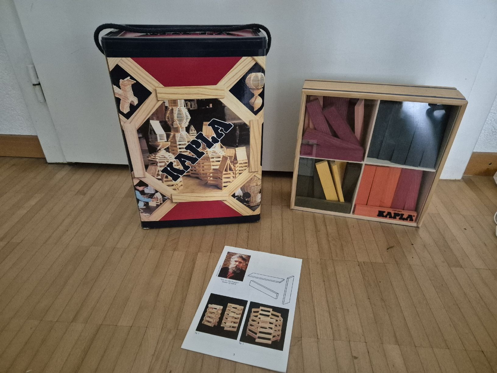 Kapla Giocattoli: Kapla-Plättchen, 200 Stück & Kapla bunt – Usato da Bern venduto da grisu_79