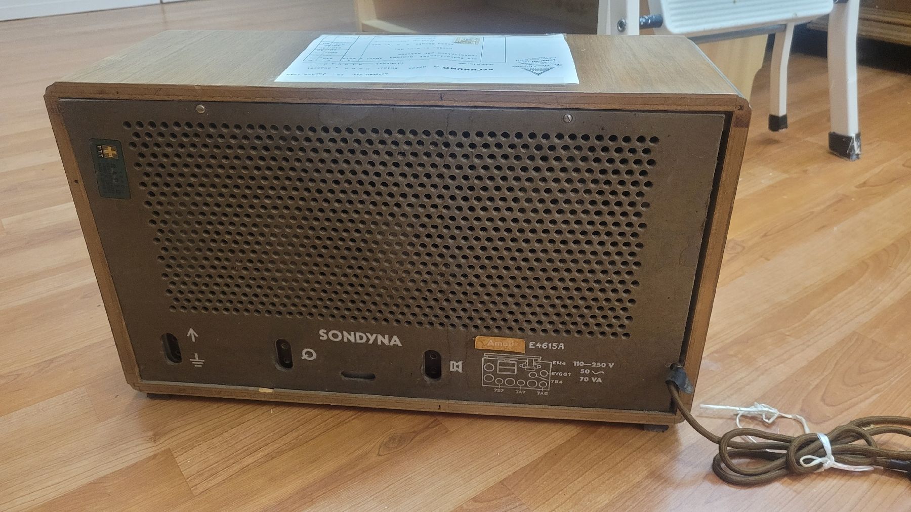 Radio: Radio gekauft 1948 Marke Sondyna – Usato da Langnau i. E. venduto da suedae11 2