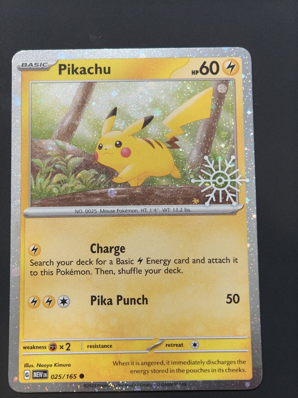 Pokémon Carte collezionabili: Pikachu 025/165 EN Holiday Calender – Nuovo (secondo la descrizione) da Therwil venduto da Cordachu_Trade
