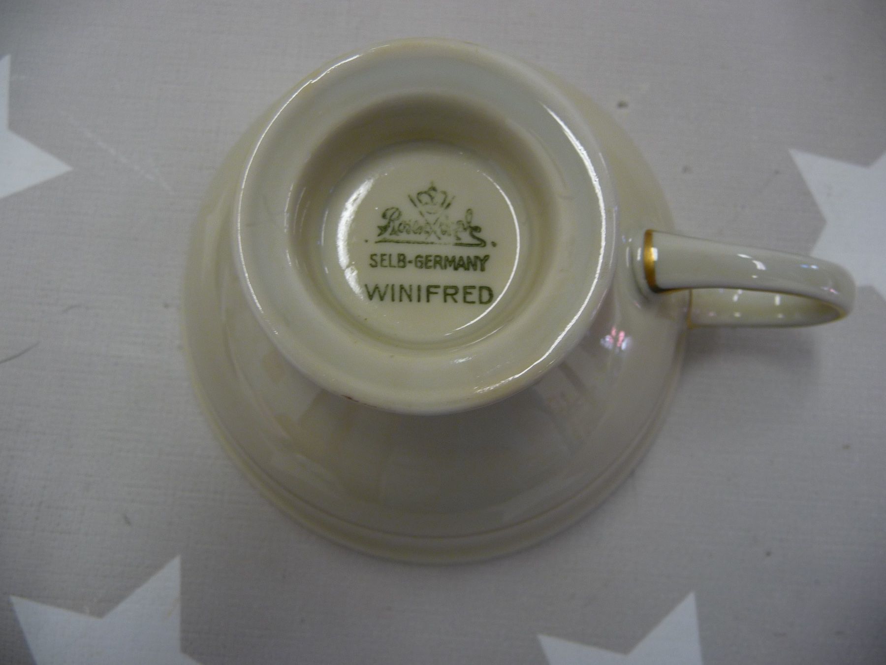 Rosenthal Set di piatti: 6 Rosenthal Winifred Mokkatassen – Usato da Rafz venduto da Powacaddy 4