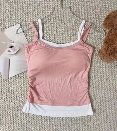 NEUES Top mit gepolstertem Brustbereich Gr. XS - 225465