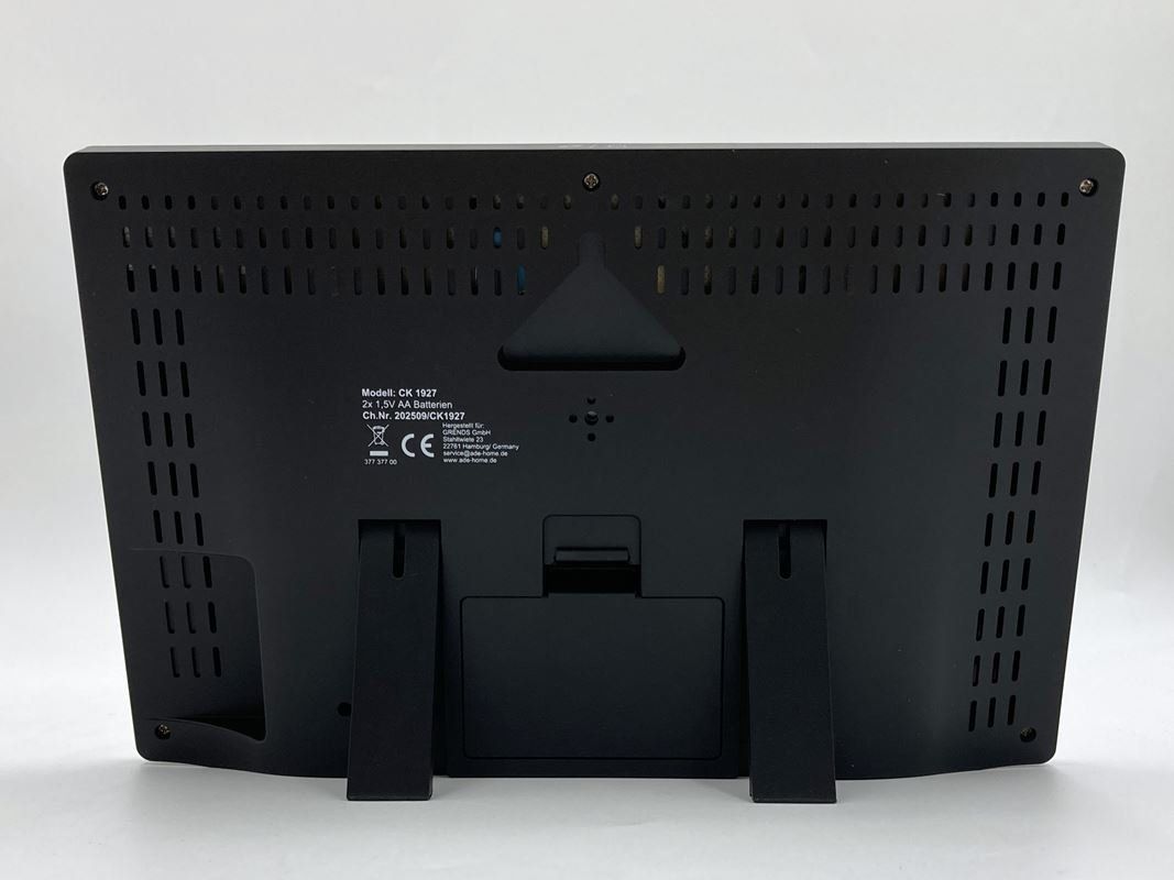 Orologi: ADE | Funkwanduhr XL-Display | Schwarz – Usato da Wittenbach venduto da Restwert_St-Gallen 5