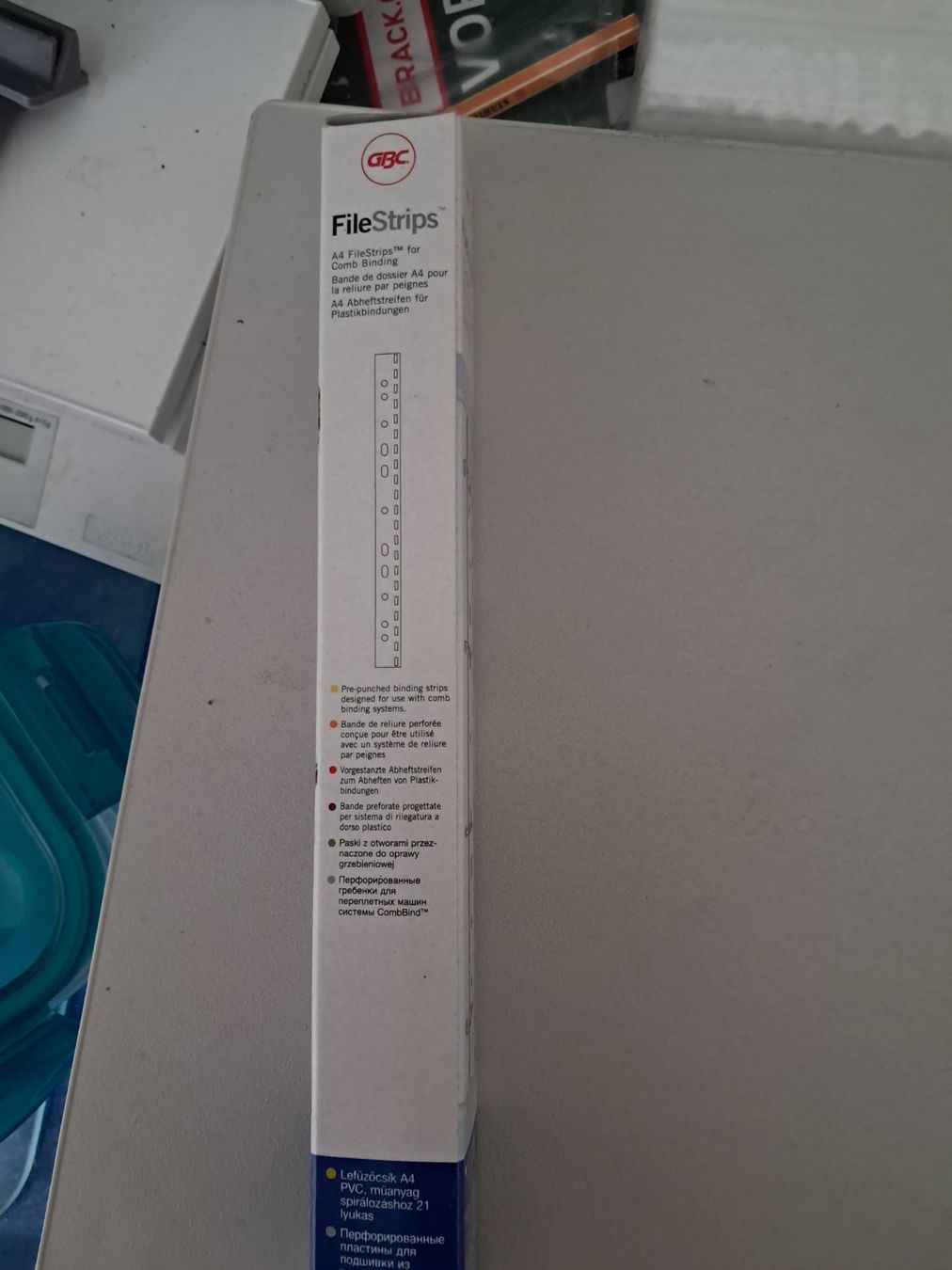 Ordner: GBC A4 File Strips, Ordner Etiketten – Neu und originalverpackt aus Wallisellen von Cyberfuexli 1