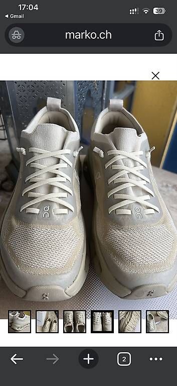 Chaussures femmes: On Cloudtilt Moon 38 come nueve  – D'occasion à Minusio par www_6ybt 3