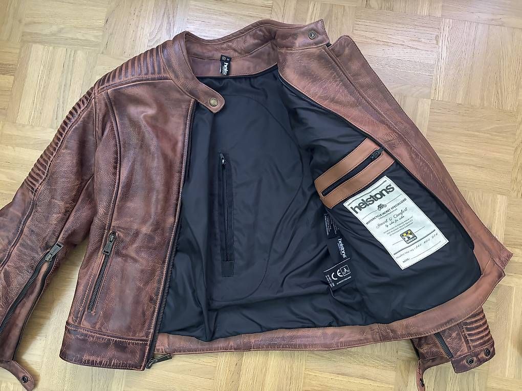 Jacken: MOTORCYCLE JACKET / VESPA JACKET HELSTONS ECHT LEDER – Neu (gemäss Beschreibung) aus Basel von megan.schweizer_ 2