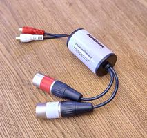 2-Fach Audio Symmetriertrafo, Cinch auf XLR, DJ-Equipment!