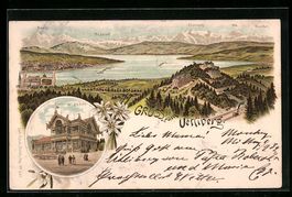Litho Uetliberg, Restaurant Uto Kulm, Pa