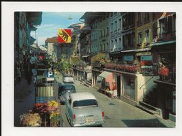 AK ca. 1960 Thun Hauptgasse mit Auto BE 12250 🤓🚗