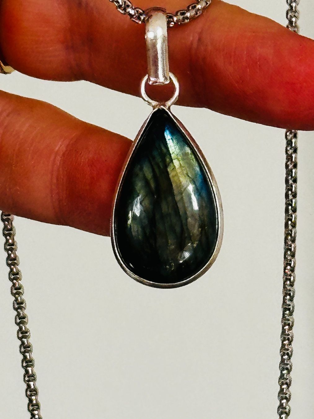 Ketten: Labradorite Gemstone Handmade Jewelry necklace – Neu und originalverpackt aus Genève von AGBERG 4