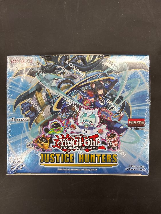 Yu Gi Oh Justice Hunters Booster Box Originalverpackt Neu Und 