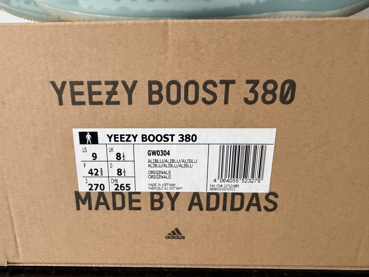 Adidas Scarpe da uomo: Adidas Yeezy Boost 380, Blue Alien - Size 42 2/3 – Usato da Langenthal venduto da SBKK98 5