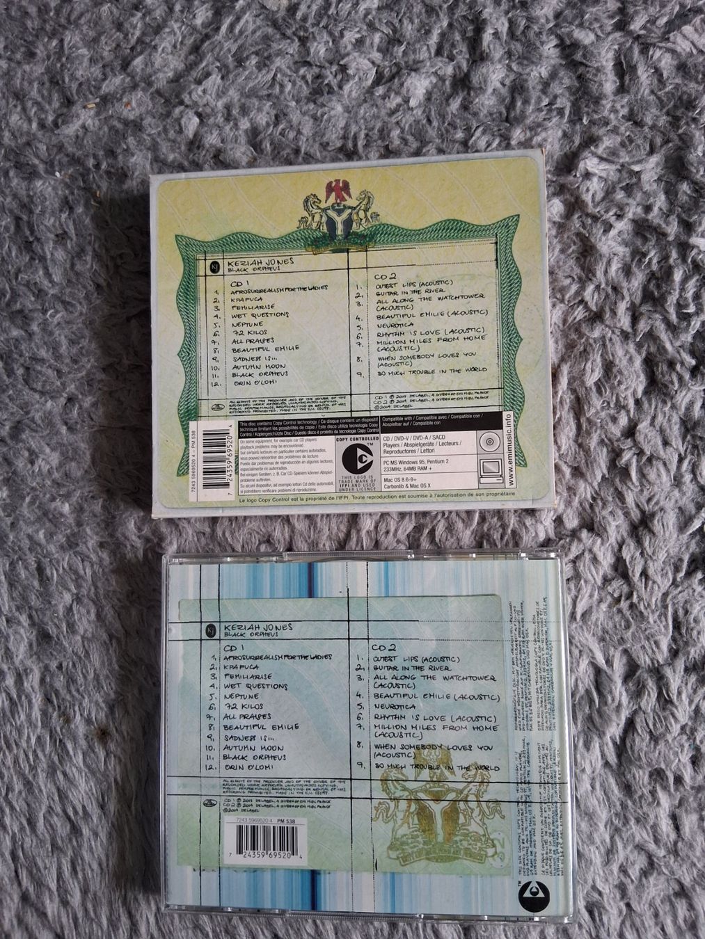 CD: KEZIAH JONES      BLACK ORPHEUS     CD – Usato da Wetzikon ZH venduto da Ramones01 1