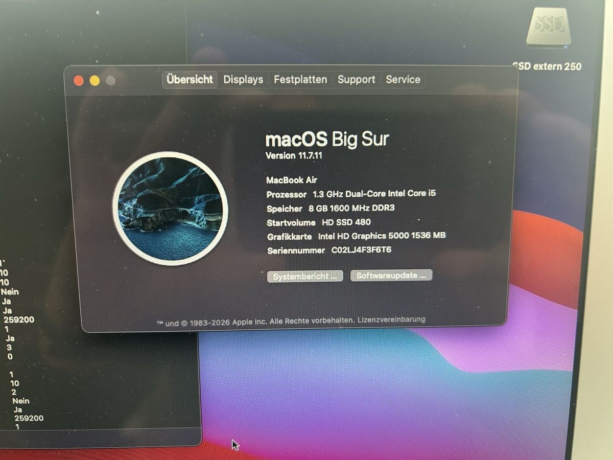 Apple Notebook: Apple MacBook Air 8/500 i5 – Usato da Ernetschwil venduto da Imscha8856 6
