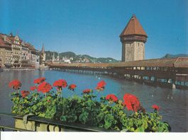 Luzern Kapellbrücke ca. 1980