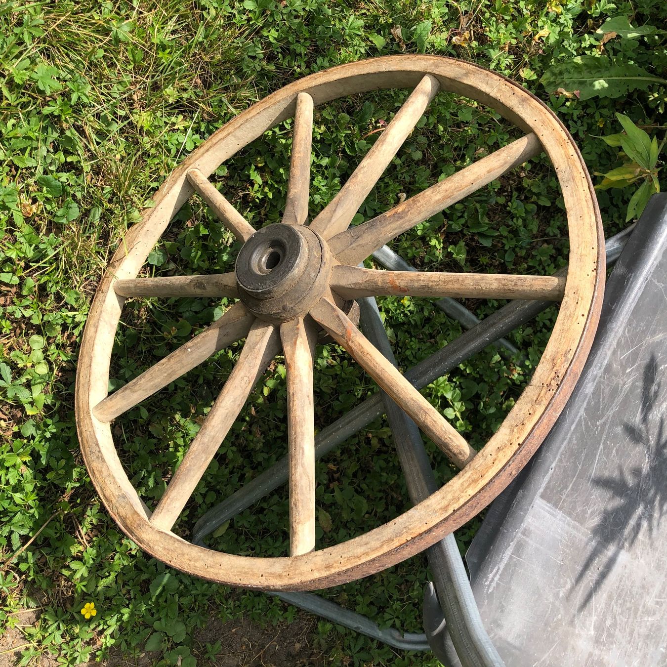 Tutte le decorazioni: 3er Set Vintage Wagenräder – Usato da Zürich venduto da swinguin 3