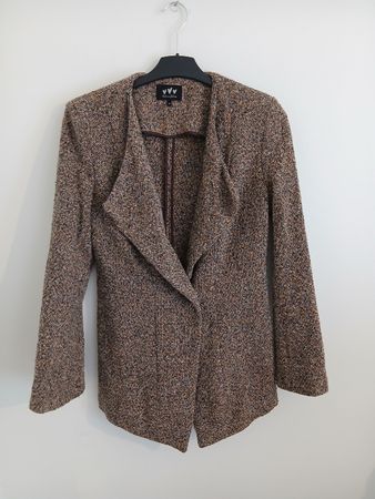 Per Una Wool Blazer Assymetric Sleeves Size 12