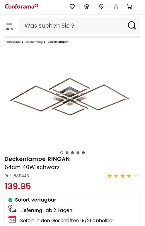 Kronleuchter & Deckenlampen: 3x moderne LED-Deckenlampen - wie neu – Gebraucht aus Bern von Tmg657 3