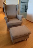 Gemütlicher Ohrensessel mit Hocker, Top Zustand!