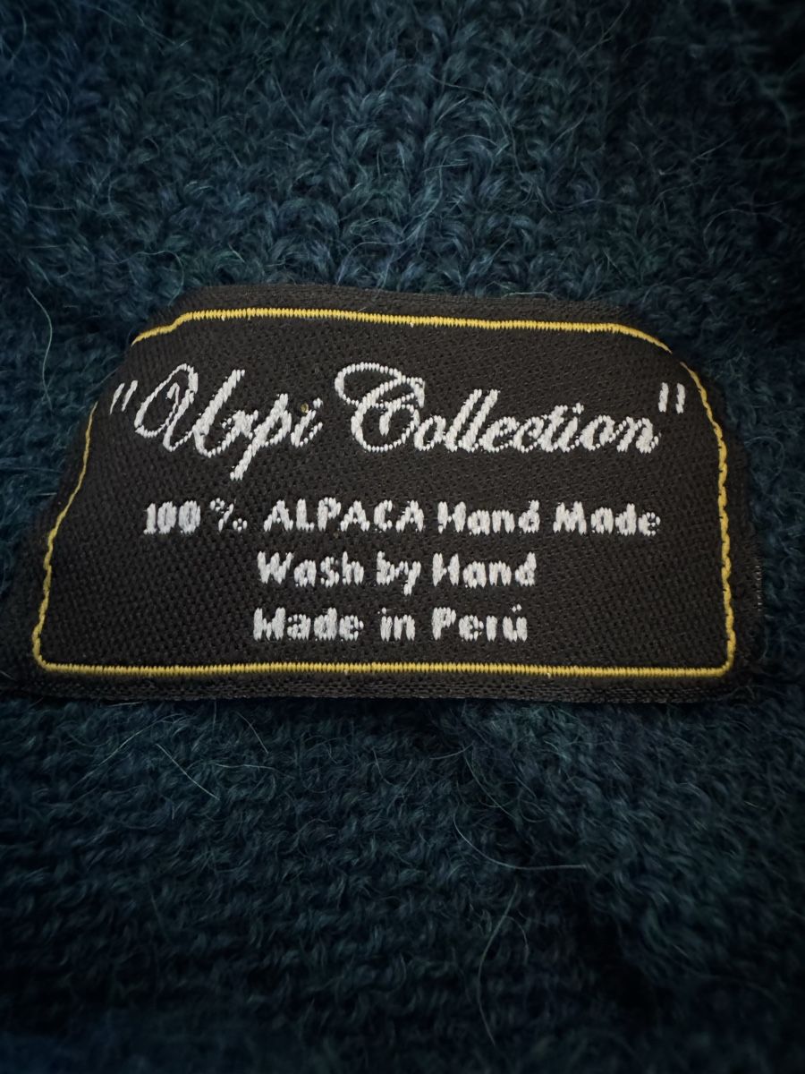 Maglioni & Felpe: Pull poncho 100% alpaca URPI, bleu pétrole, taille U – Nuovo (secondo la descrizione) da Morges venduto da sandy069 3