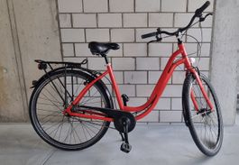 Damenfahrrad rot