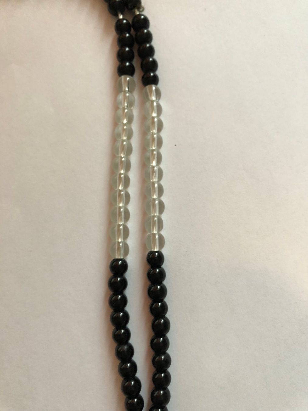 Catenine: Kette, Gebetskette, Tasbih, schwarz/ transparent – Nuovo (secondo la descrizione) da Erlinsbach venduto da boh_zp8f 2