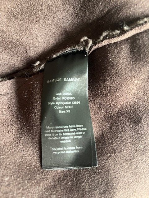 Samsøe Samsøe Giacche: SAMSOE SAMSOE Teddy Jacke braun Grösse XS – Usato da Zürich venduto da car_pth8 5