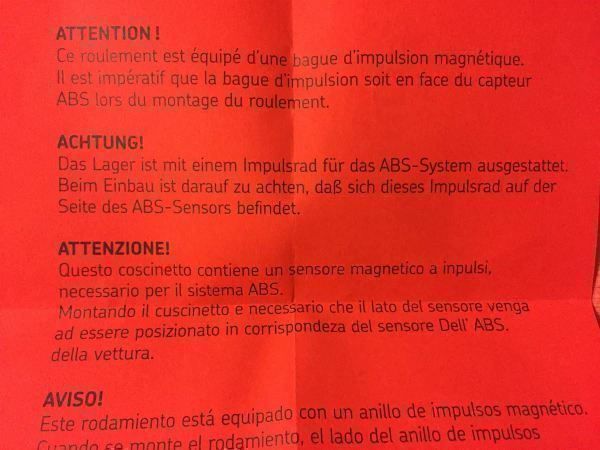 Roulements à bille: Radlagersatz für Renault Megan – Neuf avec emballage d'origine à Lanzenhäusern par vic63 3