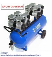 00043 - Druckluftkompressor Silent LEISE V8 Ölfrei 90L 4PS