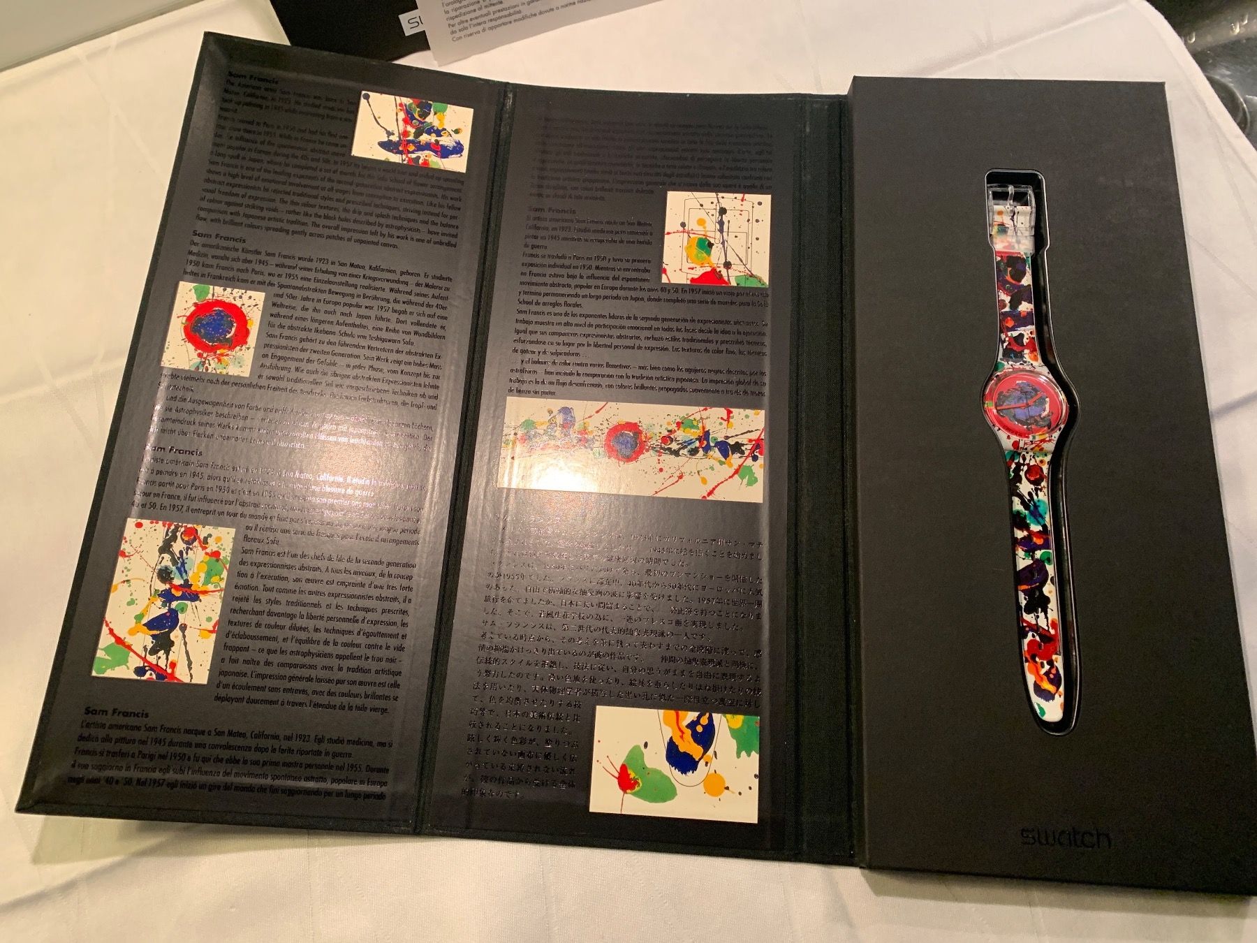 Swatch Orologi: Swatch Sam Francis – Nuovo e nell'imballaggio originale da Bern venduto da DingDong76 2