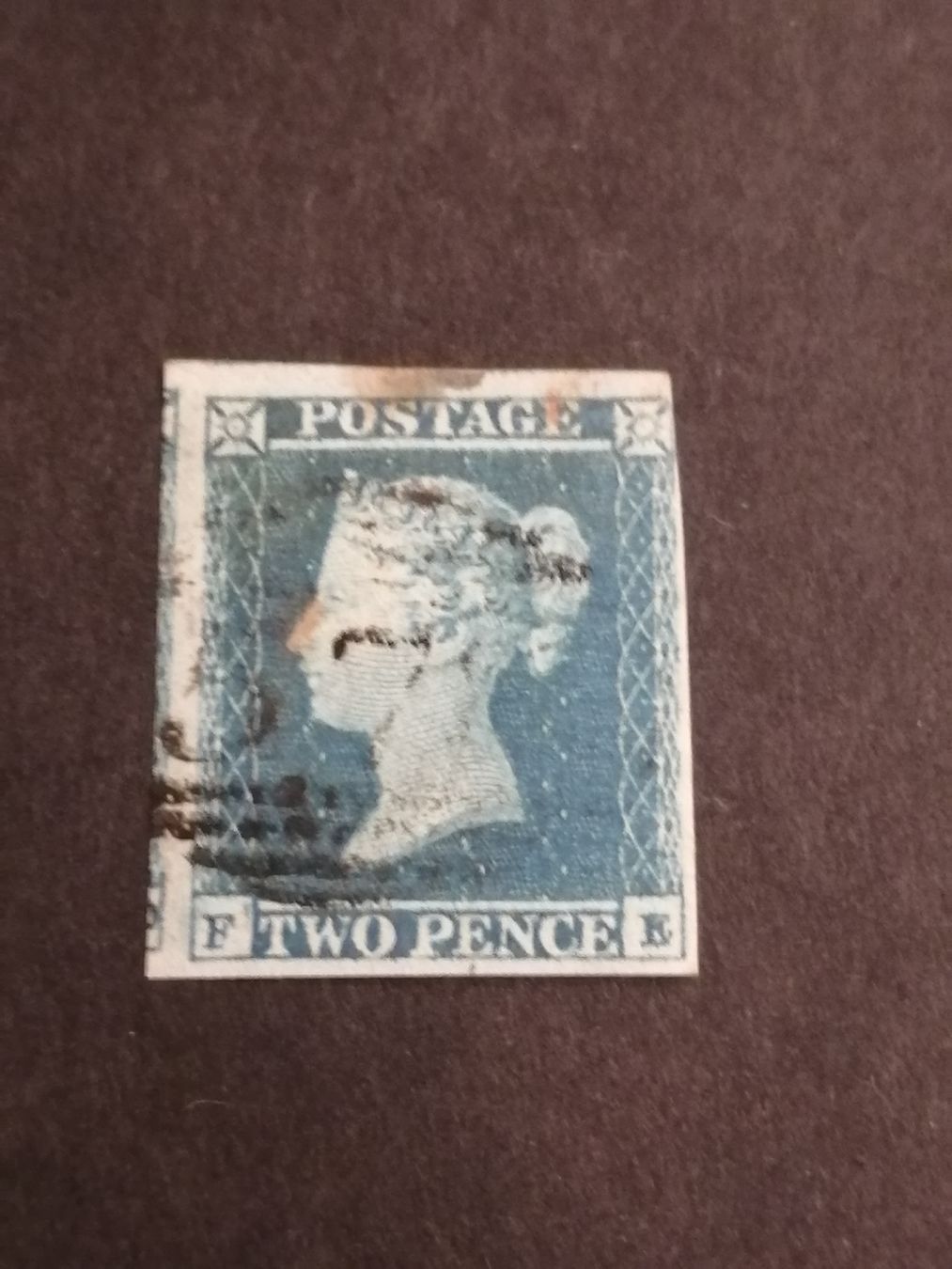 Tutti i francobolli: Two Pence Blue 1841  – Usato da Happerswil venduto da tschergi