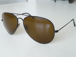 Pilotenbrille Black Tropfenform, 61mm Von Hoff, UNGEBRAUCHT