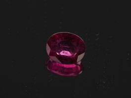 Natural Purplish Red Ruby 0.80ct - Incl. Certificate